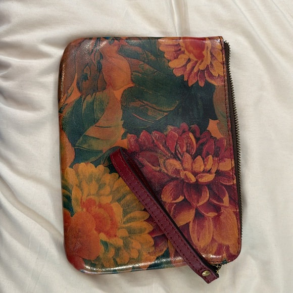 Patricia Nash Floral Valentia Set: Purse, Long+ Short Wallet, Pencil+Tech Pouch. - Picture 8 of 12